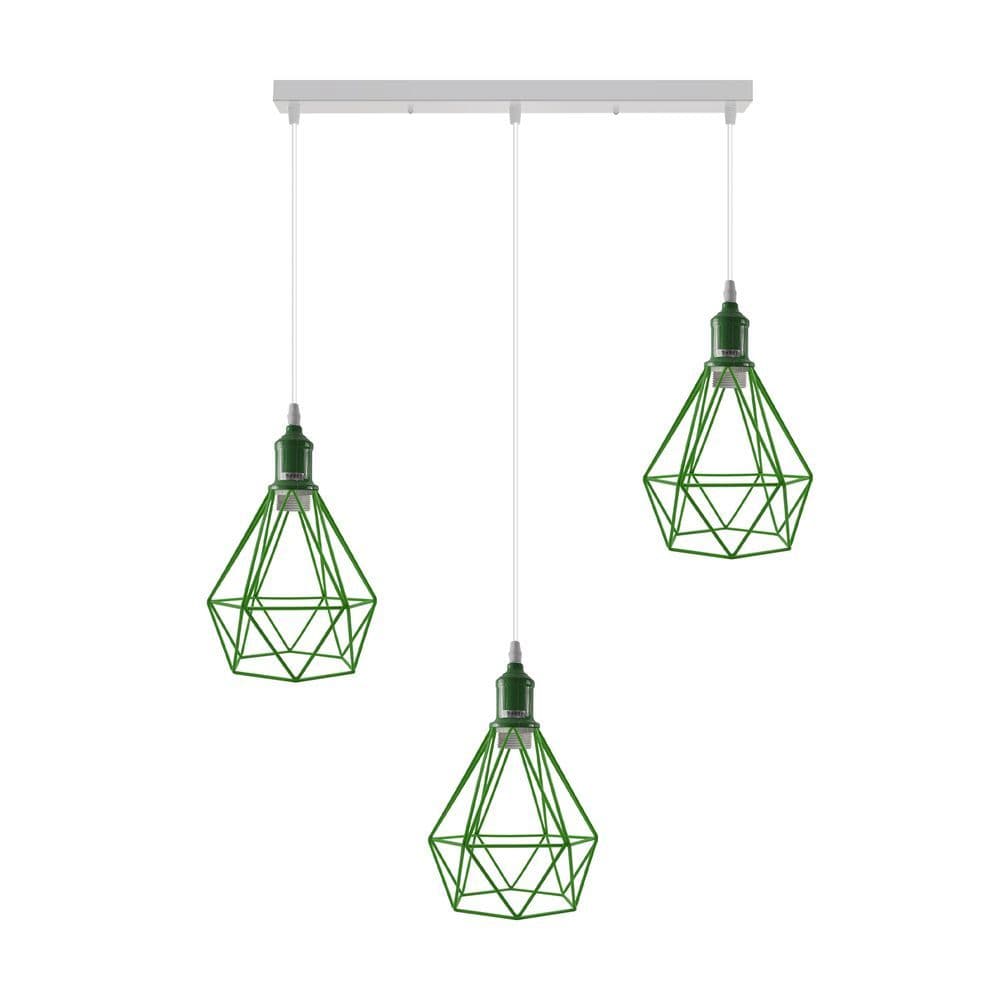 image-Pendant Industrial Ceiling Light Fitting, Metal Open Style Vintage Lamp Shade