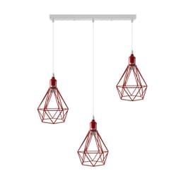 image-Pendant Industrial Ceiling Light Fitting, Metal Open Style Vintage Lamp Shade