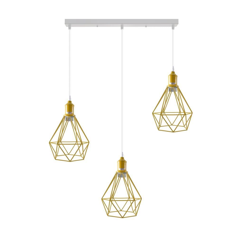image-Pendant Industrial Ceiling Light Fitting, Metal Open Style Vintage Lamp Shade