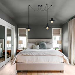 image-Black Vintage 3 Head Cone shaped shade Ceiling Pendant Light Fitting with Adjustable Cord Hanging Light Fixture