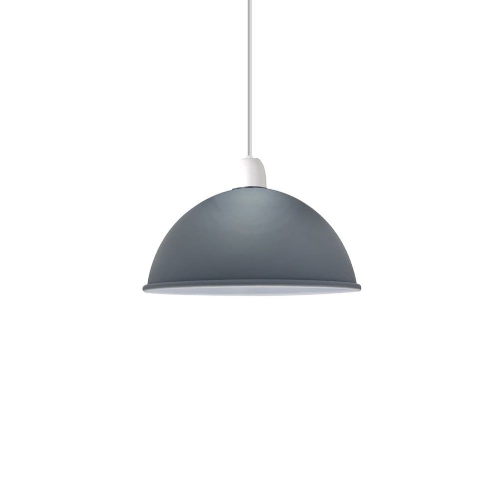image-Vintage Industrial Easy Fit Dome Shaped Lamp Shade Ceiling, Pendant, Wall Light Metal E27 Light Fitting 60W