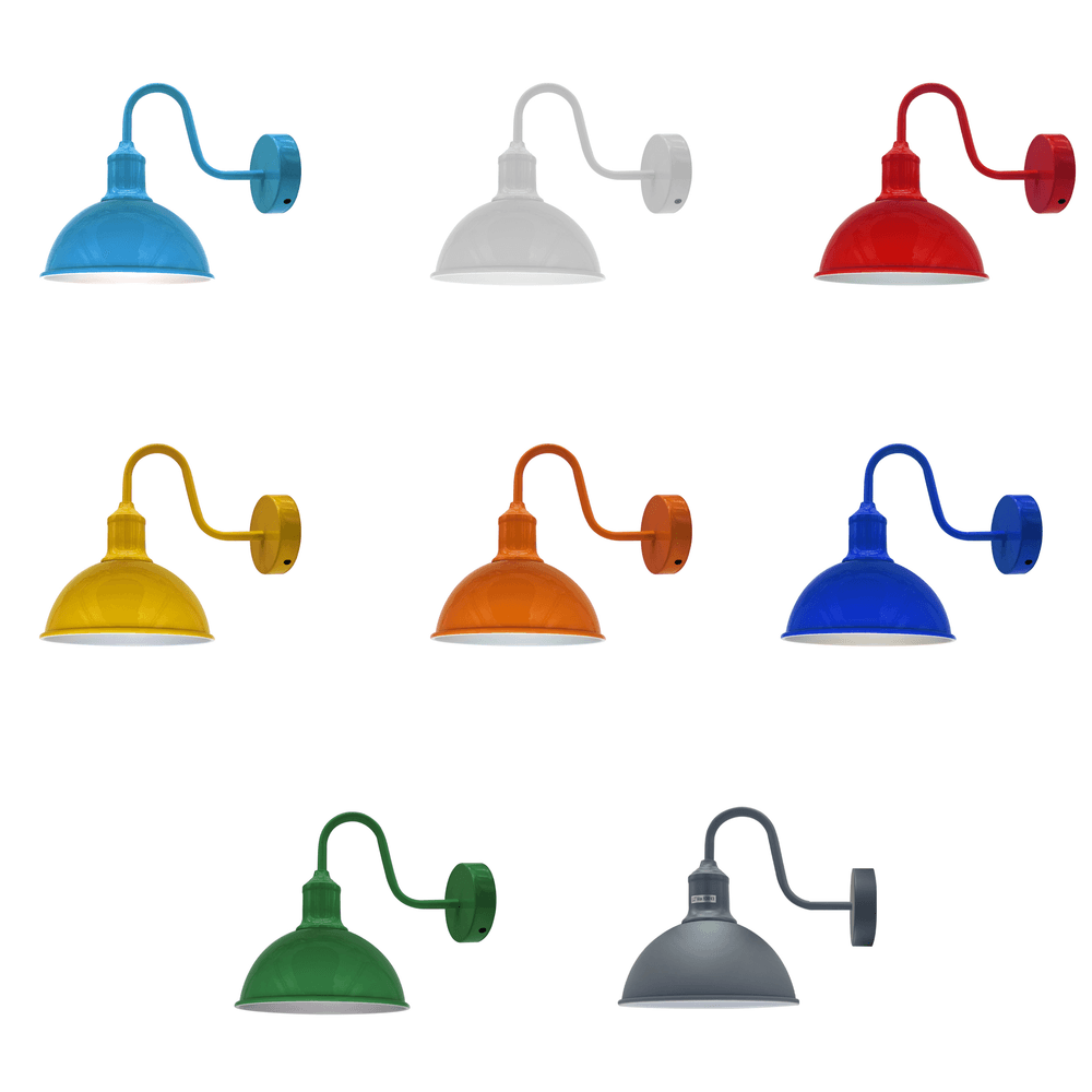 image-Modern Industrial Swan Neck Metal Arm E27 Sconce Wall Light Set Fixture for Living Room Dining Room Kitchen.