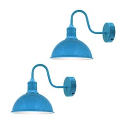 image-Modern Industrial Swan Neck Metal Arm E27 Sconce Wall Light Set Fixture for Living Room Dining Room Kitchen.