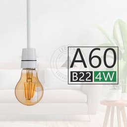 image-2 Pack E27,B22 LED Edison Dimmable Vintage Amber Glass Warm white 2700K, Cool white 6000K Light Bulbs