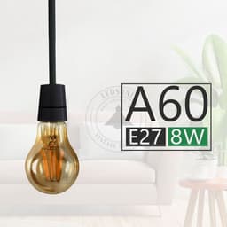 image-2 Pack E27,B22 LED Edison Dimmable Vintage Amber Glass Warm white 2700K, Cool white 6000K Light Bulbs