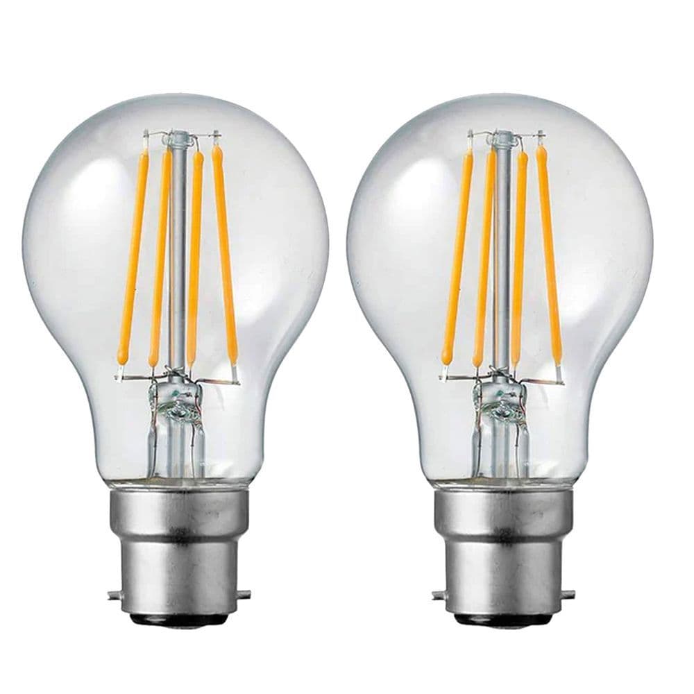 image-2 Pack E27,B22 LED Edison Dimmable Vintage Amber Glass Warm white 2700K, Cool white 6000K Light Bulbs