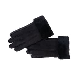 image-Nordvek Womens Sheepskin Gloves With Fur Cuff - 301-100