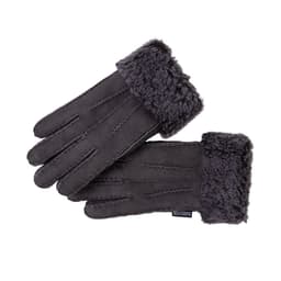image-Nordvek Womens Sheepskin Gloves With Fur Cuff - 301-100