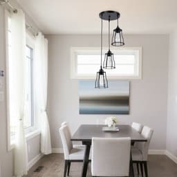 image-3-Lights Cage Pendant Light Hanging Lamp Ceiling Light Fixture~1381