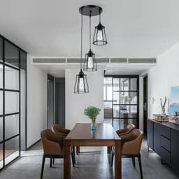 image-3-Lights Cage Pendant Light Hanging Lamp Ceiling Light Fixture~1381