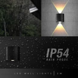 image-Modern LED Wall Lights IP54 rainproof Aluminum Wall Lamp~1577
