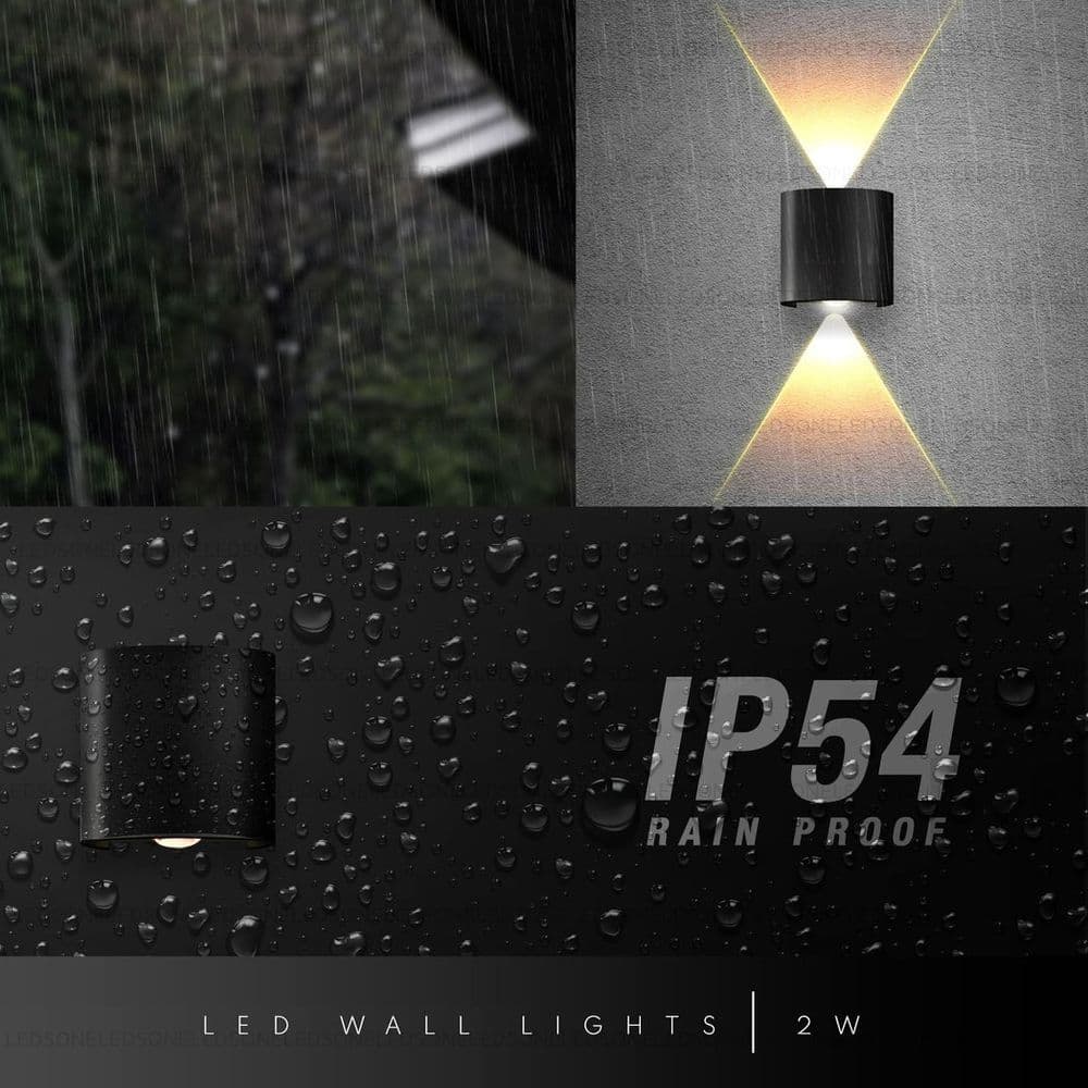 image-Modern LED Wall Lights IP54 rainproof Aluminum Wall Lamp~1577