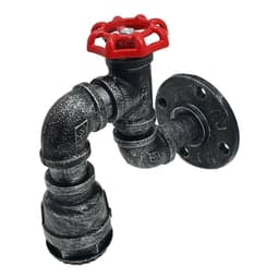 image-Vintage Industrial Water Pipe Lamp Retro Light Steampunk Wall Sconce~1587