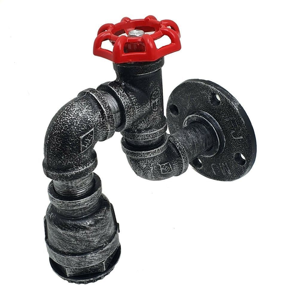 image-Vintage Industrial Water Pipe Lamp Retro Light Steampunk Wall Sconce~1587