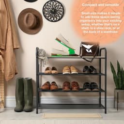 image-Haven Space Saver Shoe Rack Organiser Standard Size Sturdy & Easy To Clean