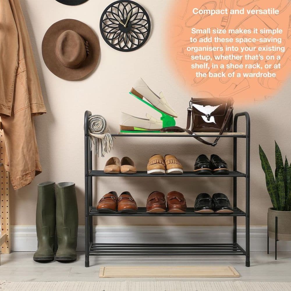 image-Haven Space Saver Shoe Rack Organiser Standard Size Sturdy & Easy To Clean