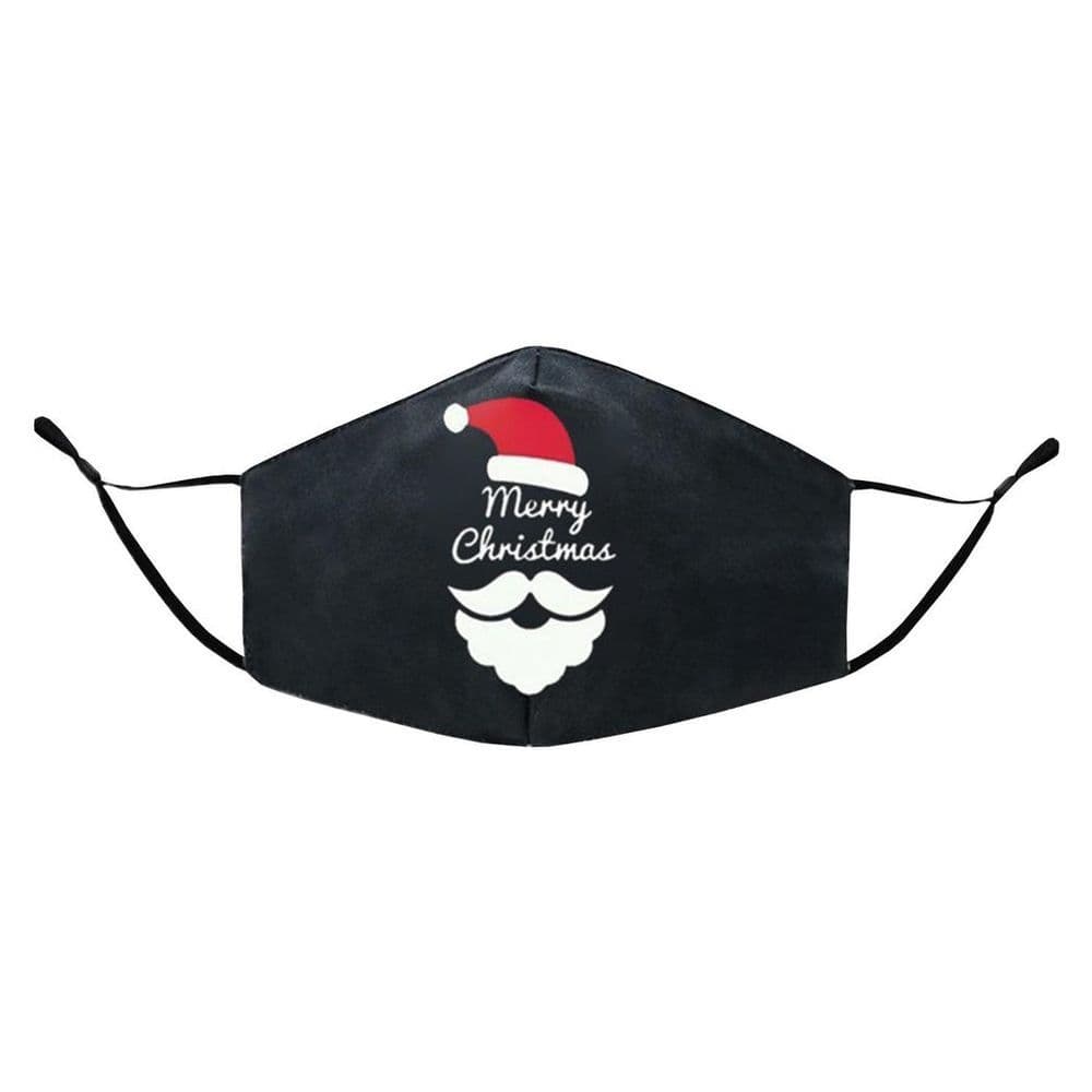 image-Termin8 Unisex Face Mask Printed Christmas Design, Lightweight & Breathable