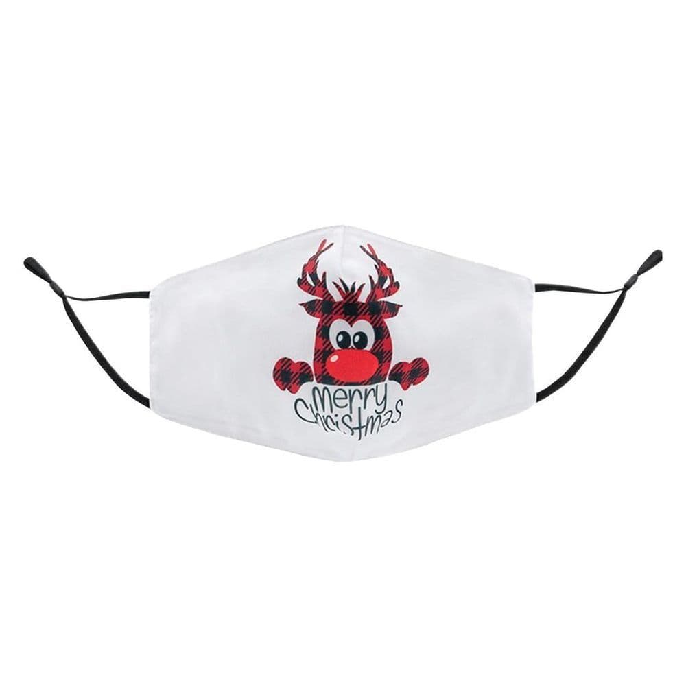 image-Termin8 Unisex Face Mask Printed Christmas Design, Lightweight & Breathable