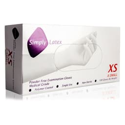 image-Latex X-Small Gloves (Age 6-10) & Spandex Kids Camouflage Face Mask (Age 6-12)