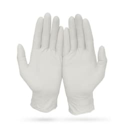 image-Vinyl Powder-Free Medical Surgical Gloves Extra Small Clear or Small Blue 100pk