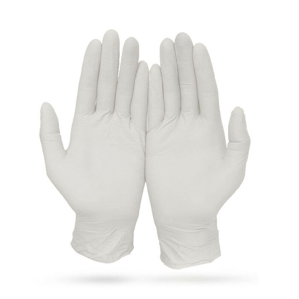image-Vinyl Powder-Free Medical Surgical Gloves Extra Small Clear or Small Blue 100pk