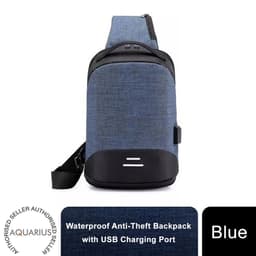 image-Mens Womens Kids Waterproof USB Laptop, Travel, School Backpack, Anti-Theft Zip