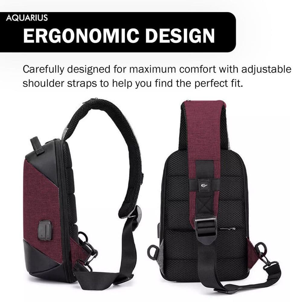 image-Mens Womens Kids Waterproof USB Laptop, Travel, School Backpack, Anti-Theft Zip