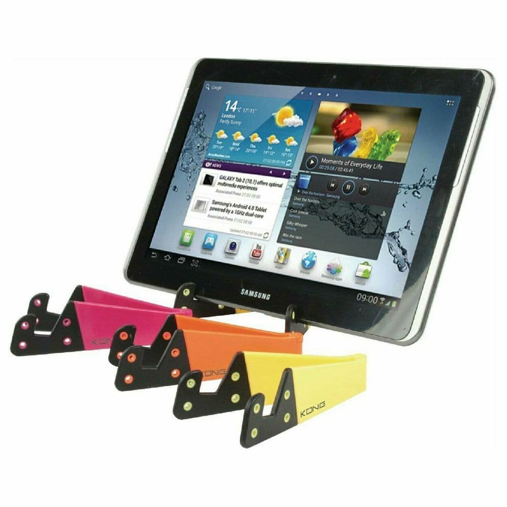 image-Konig Universal Easily Portable Tablet Holder, Foldable Stand