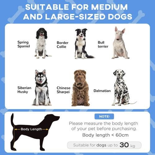 image-PawHut Cooling Raised Dog Bed w/ Breathable Mesh, for Mini, S Dogs - Dark Blue
