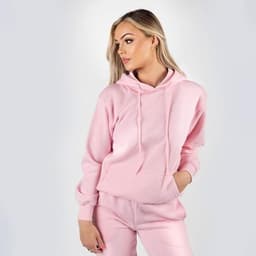 image-Wellworth Women's Loungewear Hoodie & Jogger 2pcs Set, Baby Blue or Baby Pink