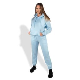 image-Wellworth Women's Loungewear Hoodie & Jogger 2pcs Set, Baby Blue or Baby Pink
