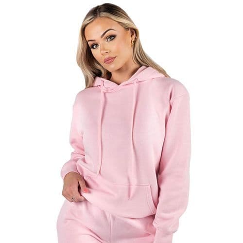 image-Wellworth Women's Loungewear Hoodie & Jogger 2pcs Set, Baby Blue or Baby Pink