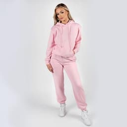 image-Wellworth Women's Loungewear Hoodie & Jogger 2pcs Set, Baby Blue or Baby Pink
