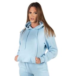 image-Wellworth Women's Loungewear Hoodie & Jogger 2pcs Set, Baby Blue or Baby Pink