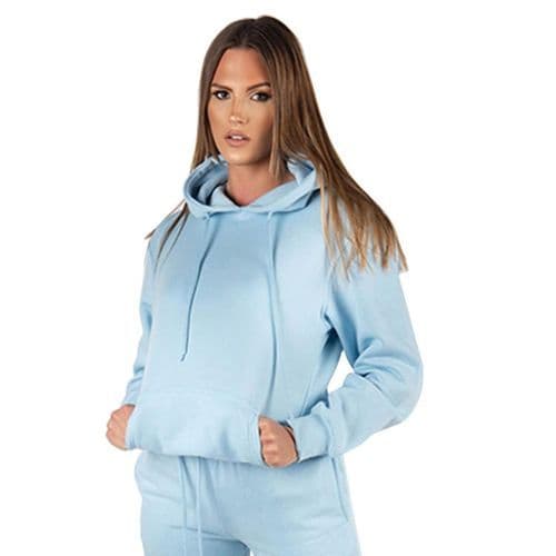 image-Wellworth Women's Loungewear Hoodie & Jogger 2pcs Set, Baby Blue or Baby Pink