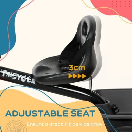 image-AIYAPLAY Kids Trike for 2 to 5 Years with Adjustable Seat, Baskets