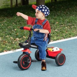 image-AIYAPLAY Kids Trike for 2 to 5 Years with Adjustable Seat, Baskets