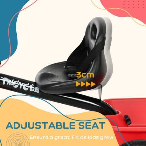 image-AIYAPLAY Kids Trike for 2 to 5 Years with Adjustable Seat, Baskets