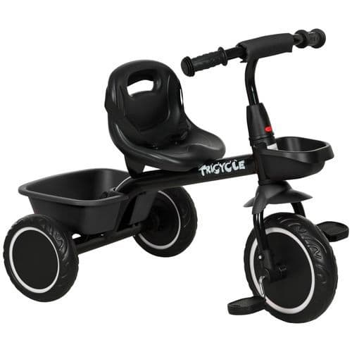 image-AIYAPLAY Kids Trike for 2 to 5 Years with Adjustable Seat, Baskets
