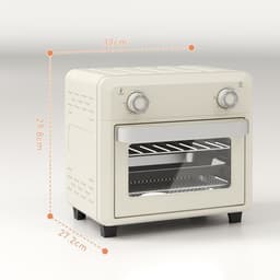 image-HOMCOM 10L Air Fryer Oven, Electric Oven, Grill, Roast, Bake, 1000W