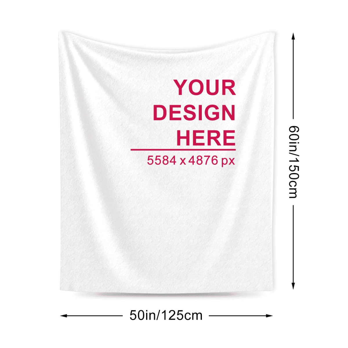 image-Flannel Blanket - Vertical 30x40 Inch, Anti-Pilling