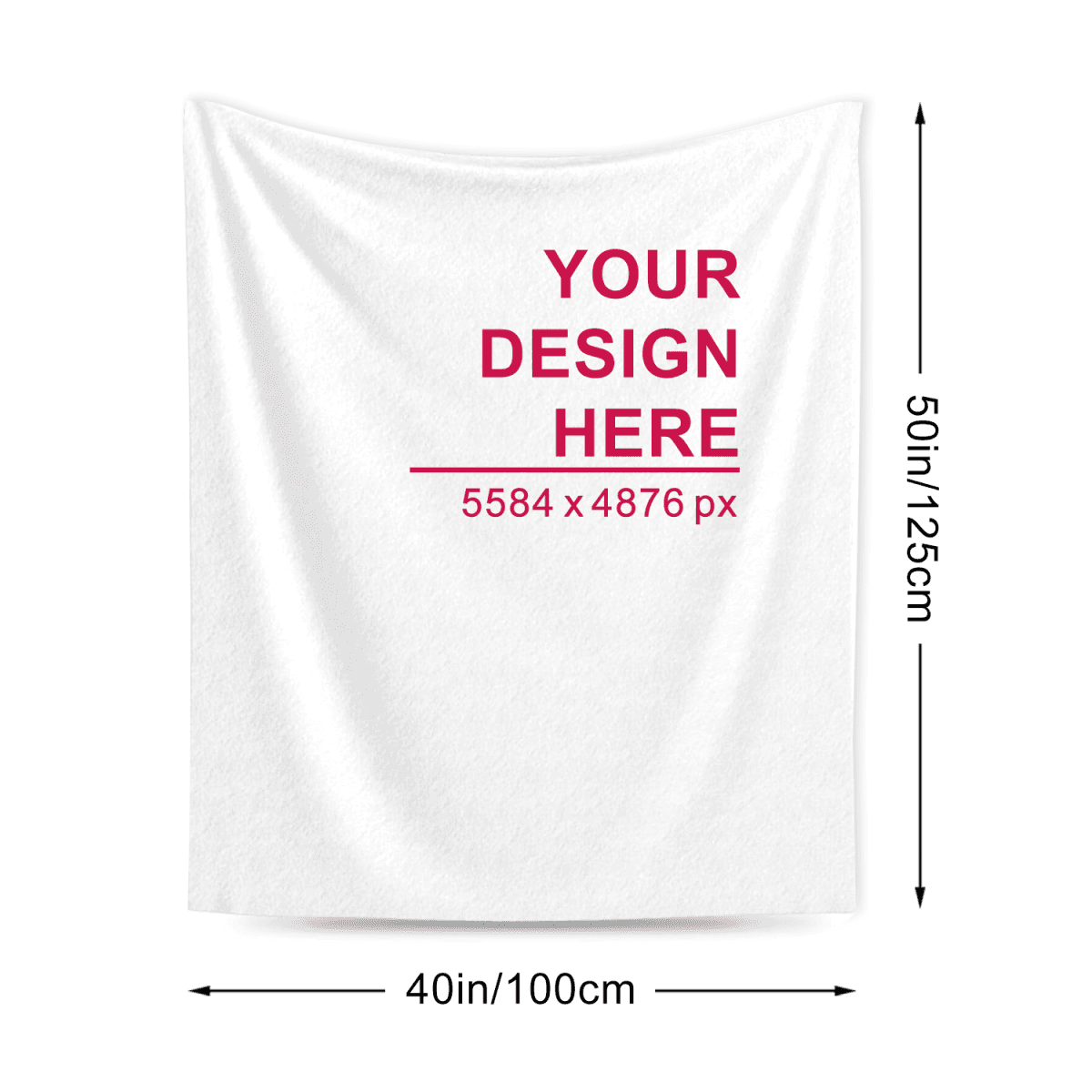 image-Flannel Blanket - Vertical 30x40 Inch, Anti-Pilling