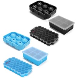 image-3 Pack Ice Cube Tray Easy-Release Silicone Flexible Ice Mould Tray
