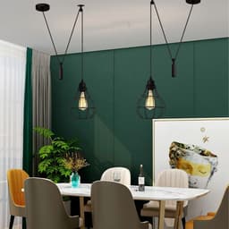 image-Hanging Pendant Lamp Retro Industrial Vintage Light