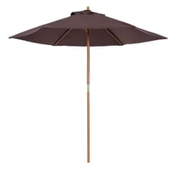 image-2.5m Wooden Garden Patio Parasol Umbrella