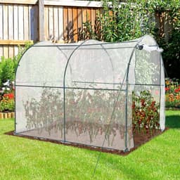 image-Walk in Transparent Greenhouse, Steel Frame, S size