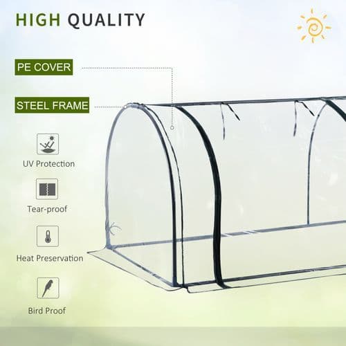 image-Mini Portable Gardening Flower Plants Greenhouse Warm House