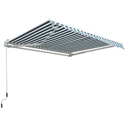 image-Retractable Awning, 2.5x2 m-Dark Green/White
