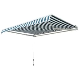 image-Retractable Awning, 2.5x2 m-Dark Green/White
