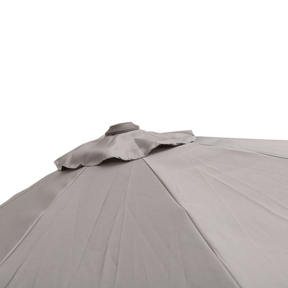 image-3m Cantilever Aluminium Frame Outdoor Garden Parasol Grey